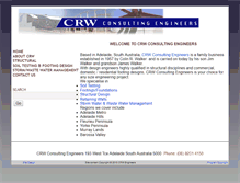 Tablet Screenshot of crwengineers.com.au